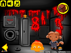 Игра Счастливая Обезьянка 571: Обезьянка Майерс (Monkey GO Happy Stage 571: Monkey Myers) — играть онлайн бесплатно (изображение №2)