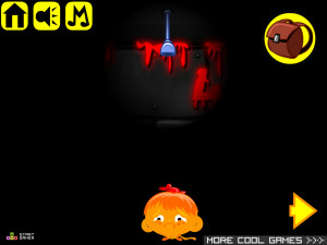 Игра Счастливая Обезьянка 571: Обезьянка Майерс (Monkey GO Happy Stage 571: Monkey Myers) — играть онлайн бесплатно (изображение №3)