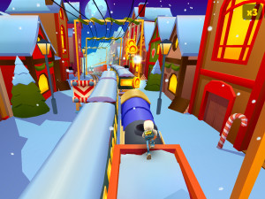 Игра Сабвей Серф: Зимние Каникулы (Subway Surfers World Tour: Winter Holiday) — играть онлайн бесплатно (изображение №2)