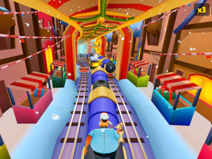 Игра Сабвей Серф: Зимние Каникулы (Subway Surfers World Tour: Winter Holiday) — играть онлайн бесплатно (изображение №3)
