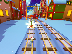 Игра Сабвей Серф: Зимние Каникулы (Subway Surfers World Tour: Winter Holiday) — играть онлайн бесплатно (изображение №4)
