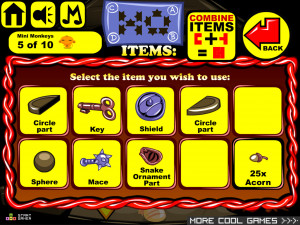 Игра Счастливая Обезьянка 572: Озерный Монстр (Monkey GO Happy Stage 572: Lake Monster) — играть онлайн бесплатно (изображение №7)