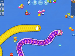 Игра Охота на Червей - Зона Змей ИО (Worm Hunt - Snake zone iO) — играть онлайн бесплатно (изображение №5)