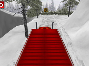 Игра Симулятор Полуприцепа: Заснеженные Горы (Semi Truck Snow Simulator) — играть онлайн бесплатно (изображение №4)