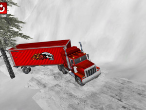 Игра Симулятор Полуприцепа: Заснеженные Горы (Semi Truck Snow Simulator) — играть онлайн бесплатно (изображение №5)