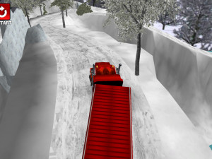 Игра Симулятор Полуприцепа: Заснеженные Горы (Semi Truck Snow Simulator) — играть онлайн бесплатно (изображение №6)
