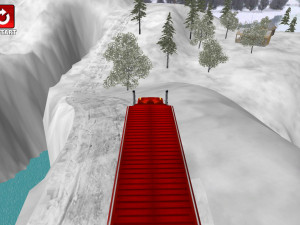 Игра Симулятор Полуприцепа: Заснеженные Горы (Semi Truck Snow Simulator) — играть онлайн бесплатно (изображение №7)