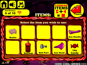 Игра Счастливая Обезьянка 575: Хэллоуин (Monkey GO Happy Stage 575: Halloween) — играть онлайн бесплатно (изображение №4)