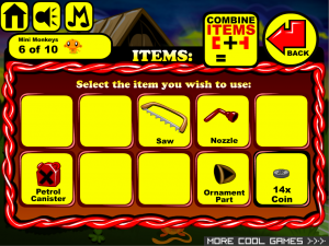 Игра Счастливая Обезьянка 579: Бой с Тыквенным Пирогом (Monkey GO Happy Stage 579: Pumpkin Pie Fight) — играть онлайн бесплатно (изображение №4)