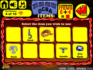 Игра Счастливая Обезьянка 580: Золото Йети (Monkey GO Happy Stage 580: Yeti Gold) — играть онлайн бесплатно (изображение №6)