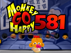 Игра Счастливая Обезьянка 581: Молчание Обезьян (Monkey GO Happy Stage 581: Silence Of The Monkeys) — играть онлайн бесплатно (изображение №1)