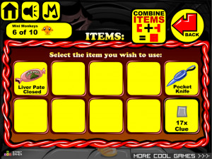 Игра Счастливая Обезьянка 581: Молчание Обезьян (Monkey GO Happy Stage 581: Silence Of The Monkeys) — играть онлайн бесплатно (изображение №4)