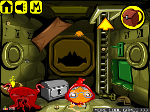 Игра Счастливая Обезьянка 582: Золото Башни (Monkey GO Happy Stage 582: Tower Gold) — играть онлайн бесплатно (изображение №4)