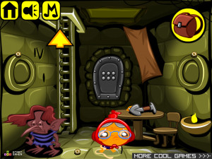 Игра Счастливая Обезьянка 582: Золото Башни (Monkey GO Happy Stage 582: Tower Gold) — играть онлайн бесплатно (изображение №6)