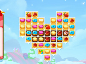 Игра Куки Краш Рождество 2 (Cookie Crush Christmas 2) — играть онлайн бесплатно (изображение №2)