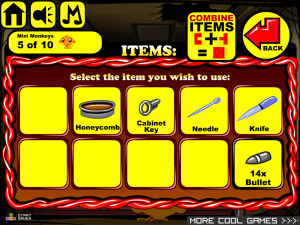 Счастливая Обезьянка 585: Игра в Кальмара и Криминальное Чтиво (Monkey GO Happy Stage 585: Squid Game plus Pulp Fiction Royale with Cheese) — играть онлайн бесплатно (изображение №4)