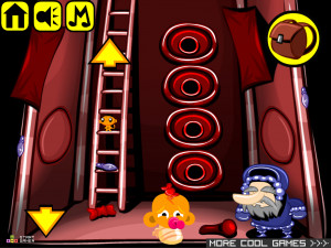 Игра Счастливая Обезьянка 592: Секретный Санта (Monkey GO Happy Stage 592: Secret Santa) — играть онлайн бесплатно (изображение №4)