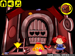 Игра Счастливая Обезьянка 592: Секретный Санта (Monkey GO Happy Stage 592: Secret Santa) — играть онлайн бесплатно (изображение №5)