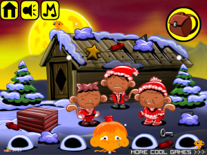 Игра Счастливая Обезьянка 593: Новогодняя Вечеринка С Шампанским (Monkey GO Happy Stage 593: New Year's Eve Monkeys Champagne Party) — играть онлайн бесплатно (изображение №2)