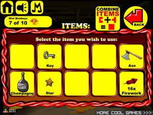 Игра Счастливая Обезьянка 593: Новогодняя Вечеринка С Шампанским (Monkey GO Happy Stage 593: New Year's Eve Monkeys Champagne Party) — играть онлайн бесплатно (изображение №4)