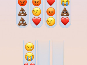 Игра Мастер Сортировки Эмодзи (Emoji Sort Master) — играть онлайн бесплатно (изображение №3)