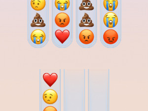 Игра Мастер Сортировки Эмодзи (Emoji Sort Master) — играть онлайн бесплатно (изображение №5)