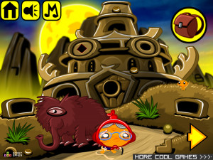 Игра Счастливая Обезьянка 594: Сокровище Дерева (Monkey GO Happy Stage 594: Tree Treasure) — играть онлайн бесплатно (изображение №2)