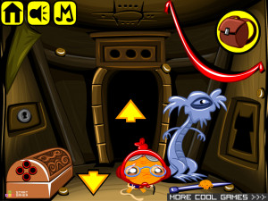 Игра Счастливая Обезьянка 594: Сокровище Дерева (Monkey GO Happy Stage 594: Tree Treasure) — играть онлайн бесплатно (изображение №4)