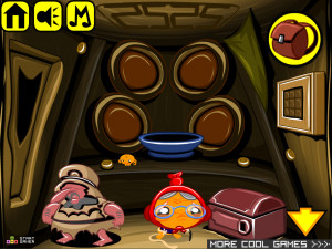 Игра Счастливая Обезьянка 594: Сокровище Дерева (Monkey GO Happy Stage 594: Tree Treasure) — играть онлайн бесплатно (изображение №5)