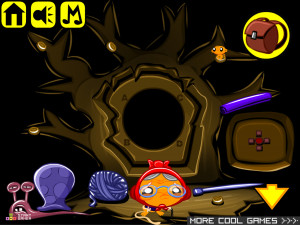 Игра Счастливая Обезьянка 594: Сокровище Дерева (Monkey GO Happy Stage 594: Tree Treasure) — играть онлайн бесплатно (изображение №7)