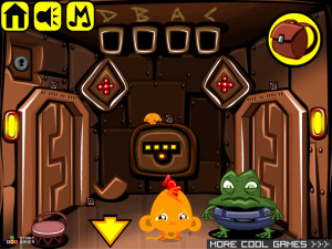 Игра Счастливая Обезьянка 598: Песчаный Монстр (Monkey GO Happy Stage 598: Sand Monster) — играть онлайн бесплатно (изображение №4)