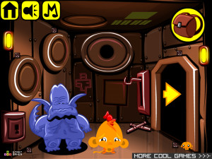 Игра Счастливая Обезьянка 598: Песчаный Монстр (Monkey GO Happy Stage 598: Sand Monster) — играть онлайн бесплатно (изображение №6)