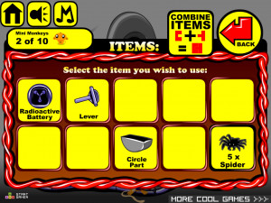 Игра Счастливая Обезьянка 599: Обезьянья Вселенная (Monkey GO Happy Stage 599: Monkeyverse) — играть онлайн бесплатно (изображение №3)