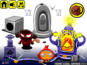 Игра Счастливая Обезьянка 599: Обезьянья Вселенная (Monkey GO Happy Stage 599: Monkeyverse) — играть онлайн бесплатно (изображение №4)