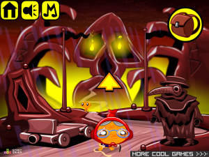 Игра Счастливая Обезьянка 602: Воробей (Monkey GO Happy Stage 602: The Sparrow) — играть онлайн бесплатно (изображение №2)