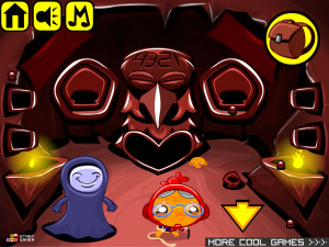 Игра Счастливая Обезьянка 602: Воробей (Monkey GO Happy Stage 602: The Sparrow) — играть онлайн бесплатно (изображение №5)