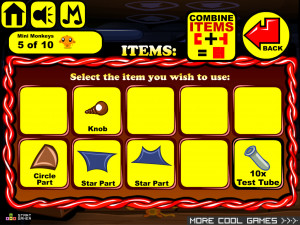 Игра Счастливая Обезьянка 603: Франкенштейн Против Оборотня (Monkey GO Happy Stage 603: Frankenstein's Monkey versus Wolfman) — играть онлайн бесплатно (изображение №4)