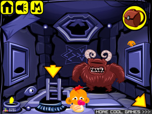 Игра Счастливая Обезьянка 604: Надгробное Сокровище (Monkey GO Happy Stage 604: Tombstone Treasure) — играть онлайн бесплатно (изображение №3)