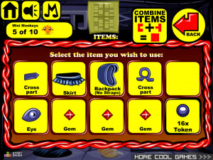 Игра Счастливая Обезьянка 604: Надгробное Сокровище (Monkey GO Happy Stage 604: Tombstone Treasure) — играть онлайн бесплатно (изображение №7)