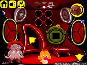 Игра Счастливая Обезьянка 606: Джек в Сейфе (Monkey GO Happy Stage 606: Jack in a Safe) — играть онлайн бесплатно (изображение №3)