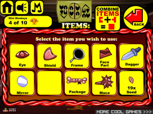 Игра Счастливая Обезьянка 610: Огненное Лицо (Monkey GO Happy Stage 610: Fire Face) — играть онлайн бесплатно (изображение №6)