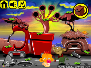 Игра Счастливая Обезьянка 611: День Святого Патрика МакМанки (Monkey GO Happy Stage 611: St Patrick McMonkey's Day) — играть онлайн бесплатно (изображение №2)