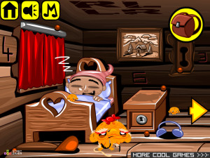 Игра Счастливая Обезьянка 617: Переход на Летнее Время от Темного к Светлому (Monkey GO Happy Stage 617: Daylight Savings Dark To Light) — играть онлайн бесплатно (изображение №2)