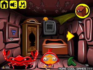 Игра Счастливая Обезьянка 618: Желтый Червь (Monkey GO Happy Stage 618: Yellow Worm) — играть онлайн бесплатно (изображение №5)