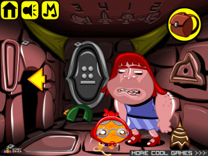 Игра Счастливая Обезьянка 618: Желтый Червь (Monkey GO Happy Stage 618: Yellow Worm) — играть онлайн бесплатно (изображение №6)