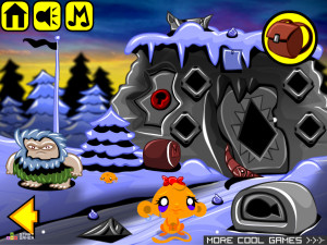 Игра Счастливая Обезьянка 620: Что за Дверью (Monkey GO Happy Stage 620: What's Behind The Door) — играть онлайн бесплатно (изображение №3)