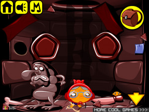 Игра Счастливая Обезьянка 622: Сокровище Монстров (Monkey GO Happy Stage 622: Monster Treasure) — играть онлайн бесплатно (изображение №3)