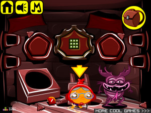 Игра Счастливая Обезьянка 622: Сокровище Монстров (Monkey GO Happy Stage 622: Monster Treasure) — играть онлайн бесплатно (изображение №4)