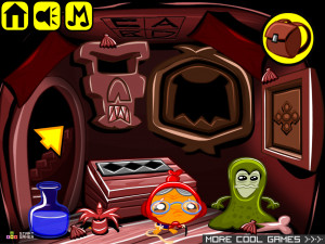 Игра Счастливая Обезьянка 622: Сокровище Монстров (Monkey GO Happy Stage 622: Monster Treasure) — играть онлайн бесплатно (изображение №6)