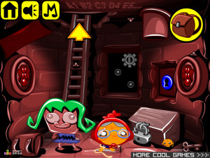 Игра Счастливая Обезьянка 626: Освободите Огненного Червя (Monkey GO Happy Stage 626: Free The Fire Worm) — играть онлайн бесплатно (изображение №6)